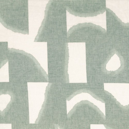 Tkanina lniany woal z geometrycznym wzorem Casamance 92670461 Estompe Illusion - 298 cm szer.