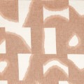 Tkanina lniany woal z geometrycznym wzorem Casamance 92670789 Estompe Illusion - 298 cm szer.