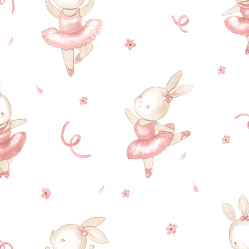 Tapeta króliczki w stroju baletnicy Cristiana Masi 4430 Momi