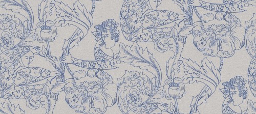 Mural artystyczny - kwiaty i twarze Boras Tapeter Studio 9834W Floral Dream