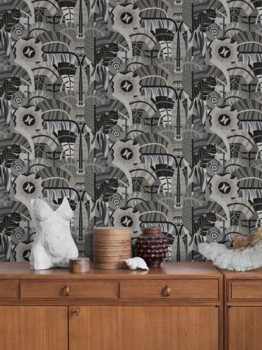 Mural abstrakcyjne safari Boras Tapeter Studio 9837W Hypnotic Safari