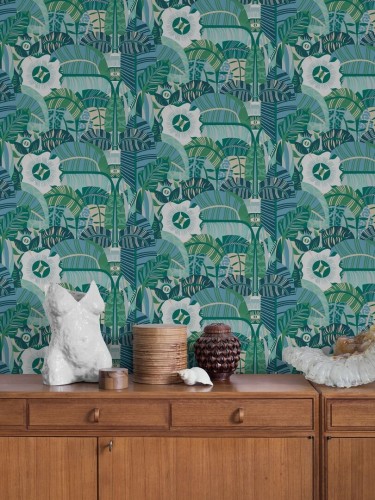 Mural abstrakcyjne safari Boras Tapeter Studio 9838W Hypnotic Safari