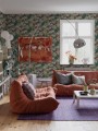 Mural botaniczny - kwiaty i żaby Boras Tapeter Studio 9848W Kvackstepp