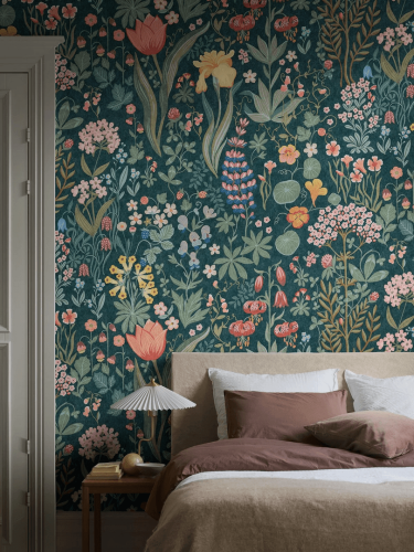 Mural ze wzorem łąki Boras Tapeter Studio 9783W Blomsterhav Grand