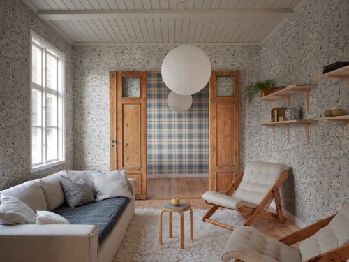 Fototapeta mapa Sandberg S10734 Ferdinand Blue Heritage