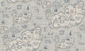 Fototapeta mapa Sandberg S10734 Ferdinand Blue Heritage