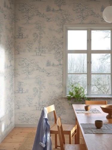 Fototapeta scenki rodzajowe Sandberg S10740 Montfort Mural Blue Heritage