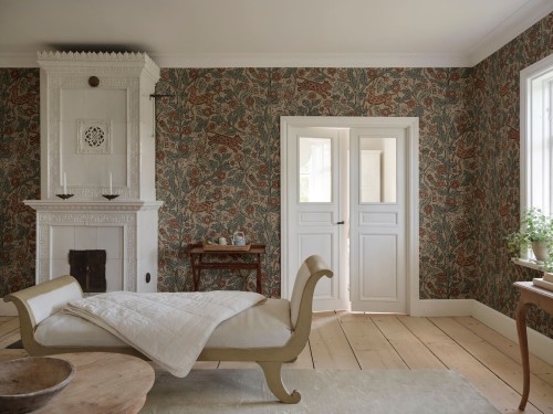 Fototapeta botaniczna Sandberg S10746 Eden Mural Misty Blue Heritage