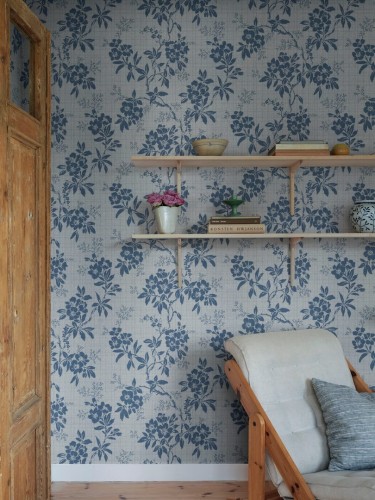 Fototapeta kwiatowa winorośl Sandberg S10839 Vera Blue Heritage