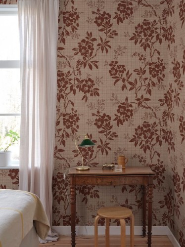 Fototapeta kwiatowa winorośl Sandberg S10840 Vera Burgundy Heritage