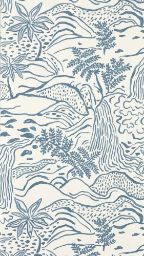Tapeta krajobraz wodospadów i wzgórz Scion 113264 Falling Foss Oakham