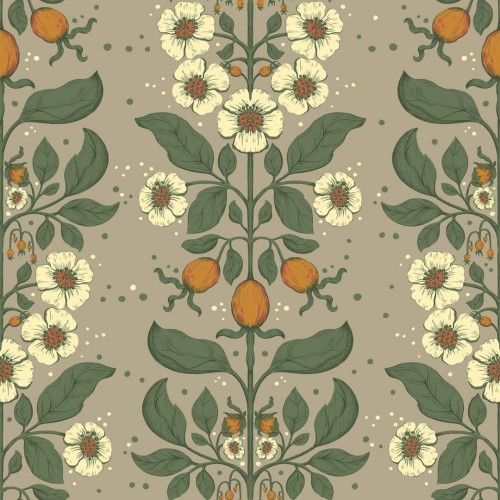 Tapeta roślinne pnącza Midbec 48012 Rosa Saltviken