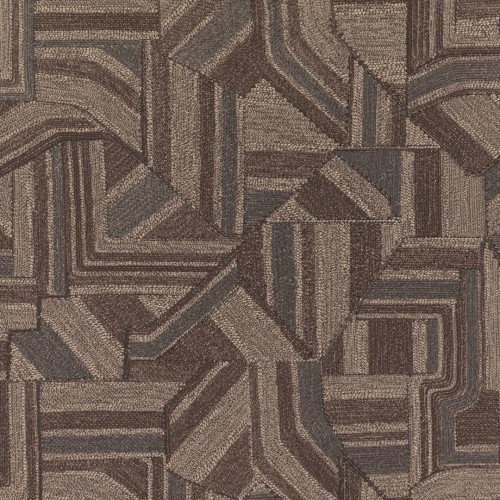Tapeta geometryczna - labirynt Black Edition W967/06 Modulo Kabu
