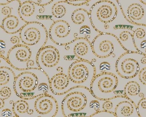 Tapeta spiralne linie J&V 25600 Stoclet Academy A Tribute to Gustav Klimt