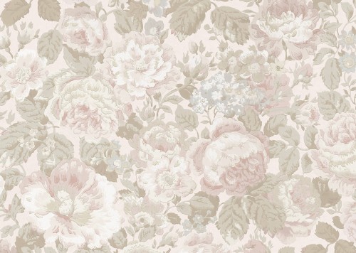 Tapeta florystyczna - róże J&V 7220 Grande Rose 505 Grande Corniche