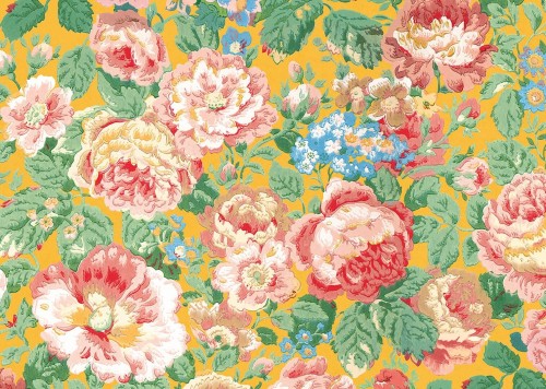 Tapeta florystyczna - róże J&V 7224 Grande Rose 505 Grande Corniche