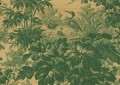 Tapeta tekstylna metaliczna w stylu Toile de Jouy J&V 7261 Toile 505 Grande Corniche