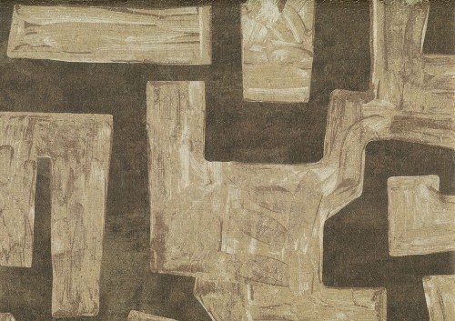 Tapeta geometryczna – metaliczna J&V 7661 Labirinthos 104 Lithos
