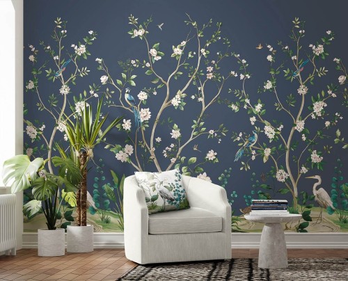 Mural botaniczny Wallquest DB30112M Daisy Bennett