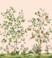Mural botaniczny - kwitnące krzewy Wallquest DB30301M Daisy Bennett