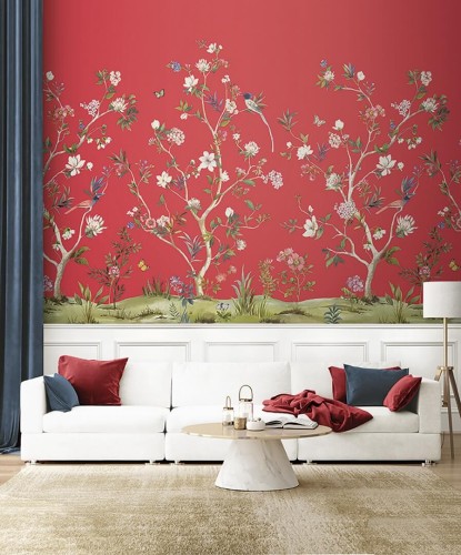Mural botaniczny Wallquest DB30501M Daisy Bennett