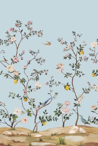 Mural botaniczny Wallquest DB31812M Daisy Bennett