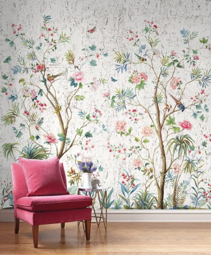 Mural naturalny korek – botaniczna Wallquest DB32400M Daisy Bennett