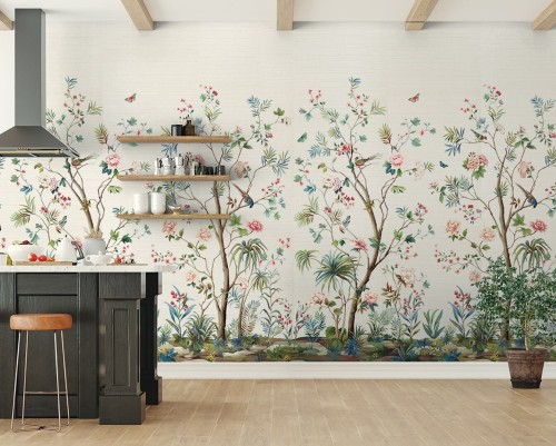 Mural naturalny – botaniczna Wallquest DB32405M Daisy Bennett
