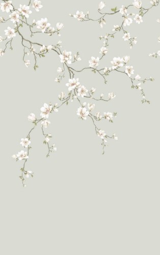 Tapeta kwitnące gałęzie magnolii Wallquest CH30108 Chinoiserie