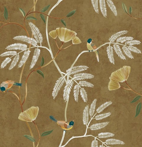 Tapeta rośliny i ptaki Wallquest CH30305 Chinoiserie