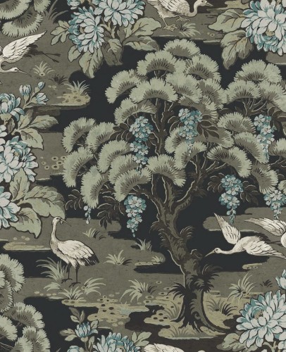 Tapeta drzewa i ptaki Wallquest CH30502 Chinoiserie
