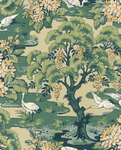 Tapeta drzewa i ptaki Wallquest CH30514 Chinoiserie