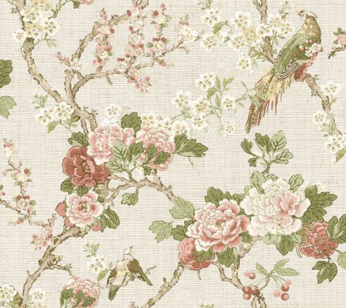 Tapeta naturalna botaniczna Wallquest CH30601 Chinoiserie