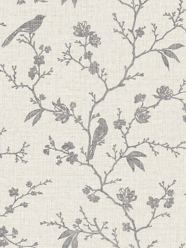 Tapeta kwitnące pnącza i ptaki Wallquest CH31300 Chinoiserie