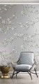 Tapeta kwitnące magnolie – metaliczna Wallquest CH31408 Chinoiserie
