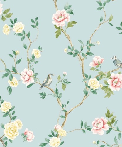 Tapeta botaniczna Wallquest CH31602 Chinoiserie