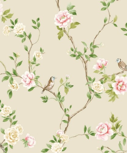 Tapeta botaniczna Wallquest CH31607 Chinoiserie