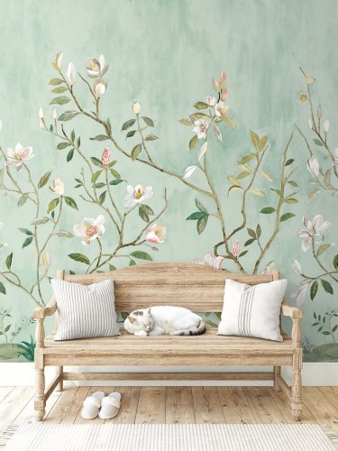 Mural roślinny Wallquest CH32004M Chinoiserie