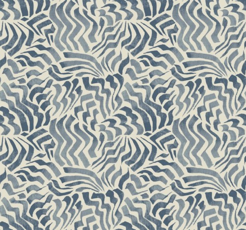 Tapeta z falującym wzorem York Wallcoverings LM5323 Zora Wave Lemieux Et Cie