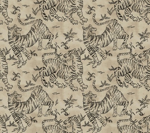 Tapeta tygrysy York Wallcoverings LM5332 Orly Tigers Lemieux Et Cie