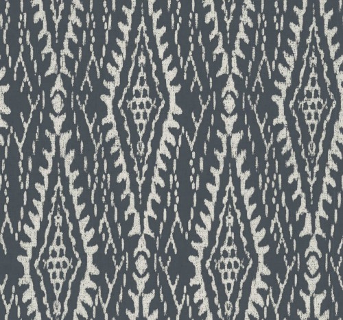 Tapeta geometryczna inspirowana ikatem York Wallcoverings LM5342 Rousseau Paperweave Lemieux Et Cie