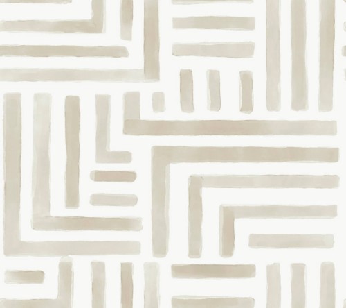 Tapeta labirynt York Wallcoverings LM5362 Painterly Labyrinth Lemieux Et Cie