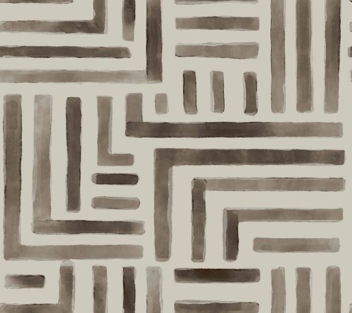 Tapeta labirynt York Wallcoverings LM5363 Painterly Labyrinth Lemieux Et Cie