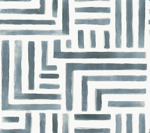 Tapeta labirynt York Wallcoverings LM5364 Painterly Labyrinth Lemieux Et Cie