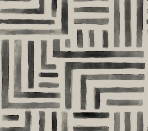 Tapeta labirynt York Wallcoverings LM5365 Painterly Labyrinth Lemieux Et Cie
