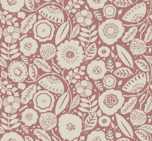 Tapeta kwiaty York Wallcoverings LM5391 Camille Blossom Lemieux Et Cie