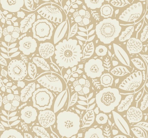 Tapeta kwiaty York Wallcoverings LM5392 Camille Blossom Lemieux Et Cie