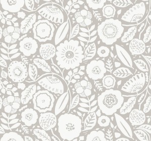 Tapeta kwiaty York Wallcoverings LM5393 Camille Blossom Lemieux Et Cie