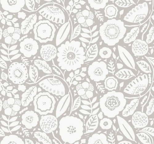 Tapeta kwiaty York Wallcoverings LM5393 Camille Blossom Lemieux Et Cie