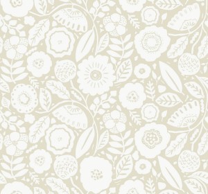 Tapeta kwiaty York Wallcoverings LM5394 Camille Blossom Lemieux Et Cie